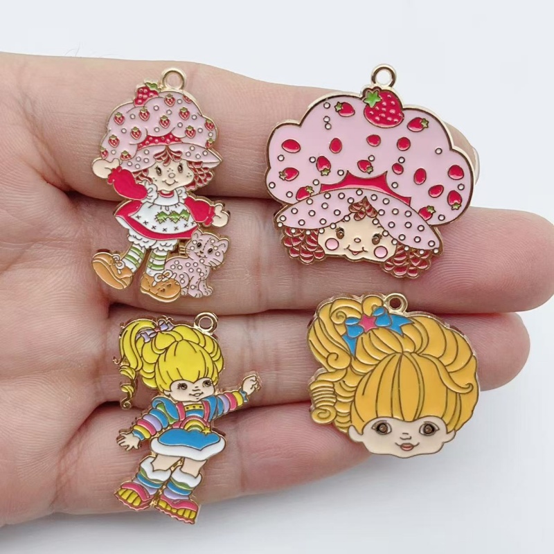 10pcs Cute Little Girl Enamel  - Earrings review and price