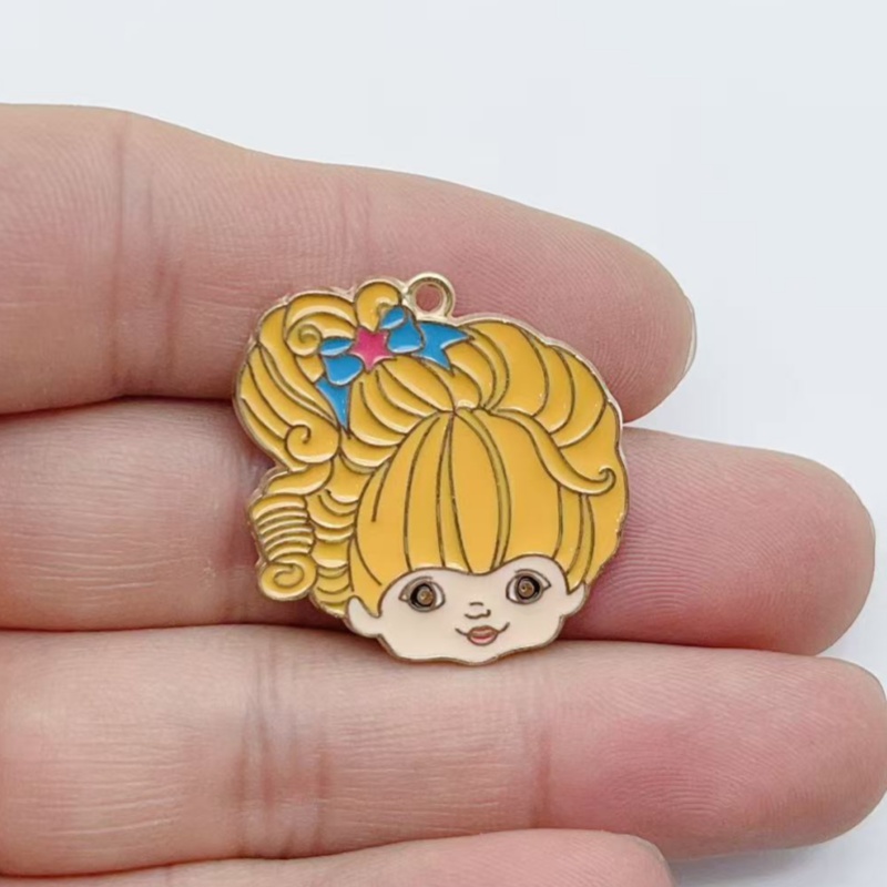 10pcs Cute Little Girl Enamel  - Earrings review and price