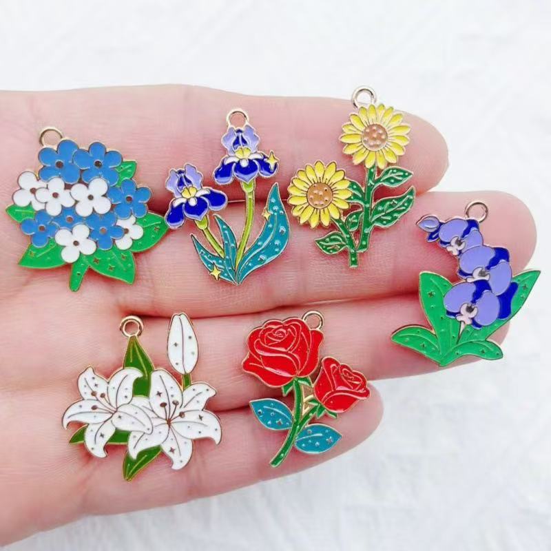 10pcs Plant Flower Bouquet Sun - Earrings review and price
