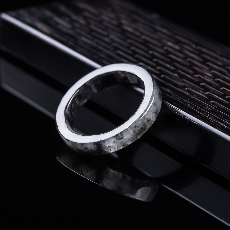Natural A-grade Burmese , blac - Rings review and price
