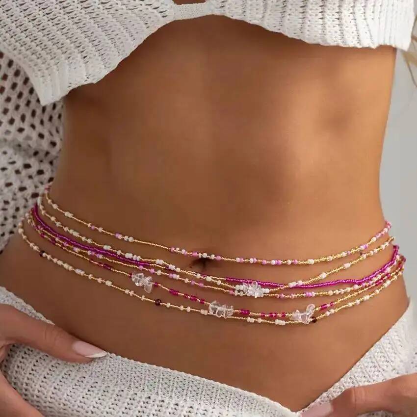 SHIXIN 6Pcs/Set Boho Colorful  - Body Jewelry review and price