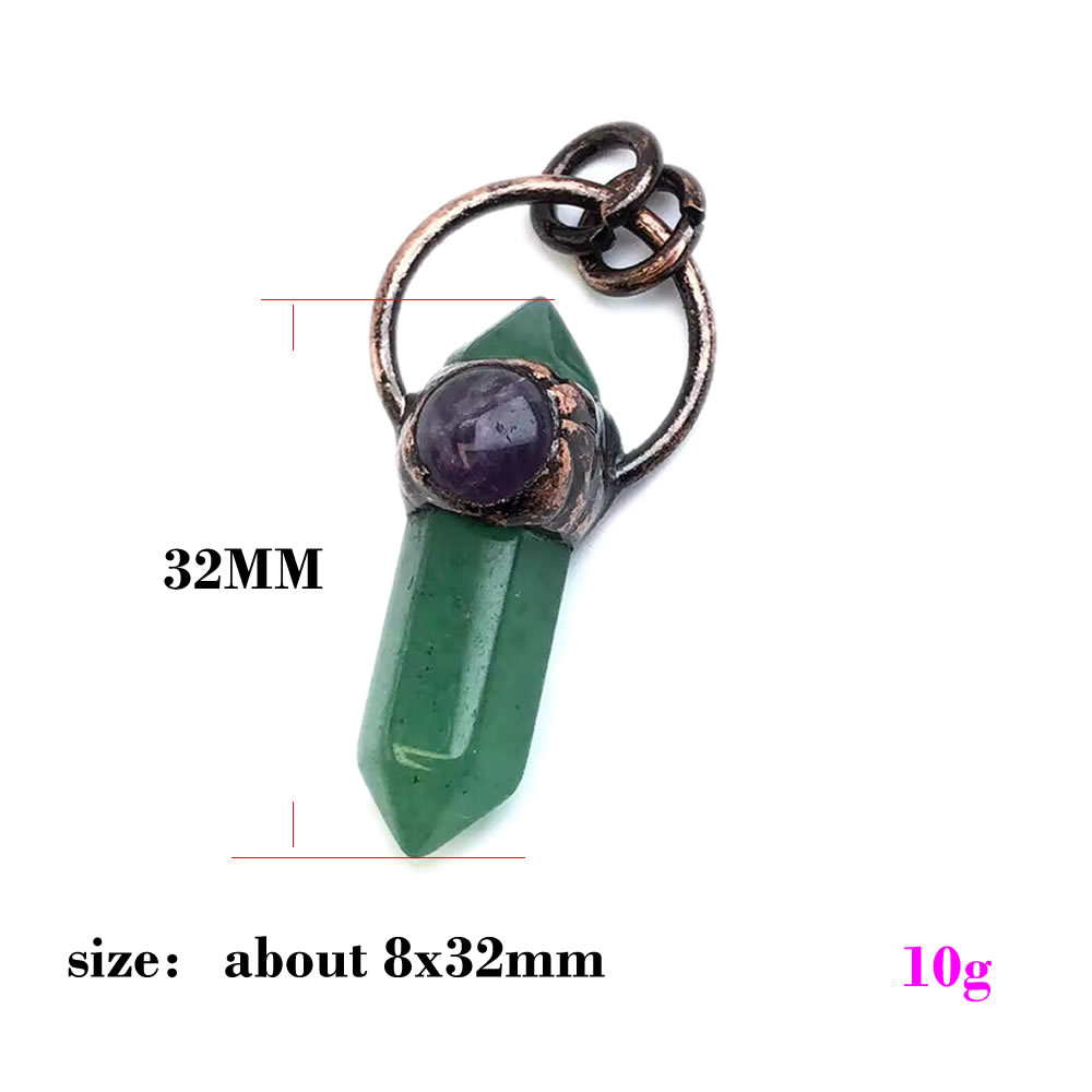 Natural Stone Crystal Quartz P - Crystal Pendant Necklace Natural Stone review and price