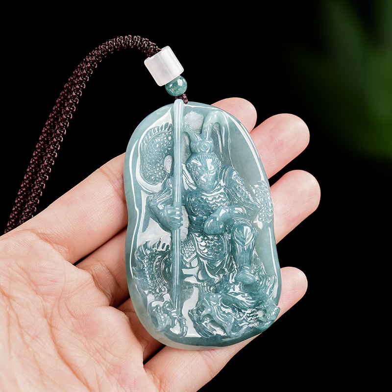 Burmese Jadeite Monkey King Pe - Necklaces review and price